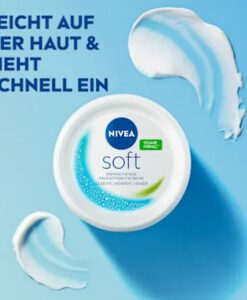 Kem dưỡng ẩm NIVEA Soft chống nẻ & dưỡng da, 200 ml
