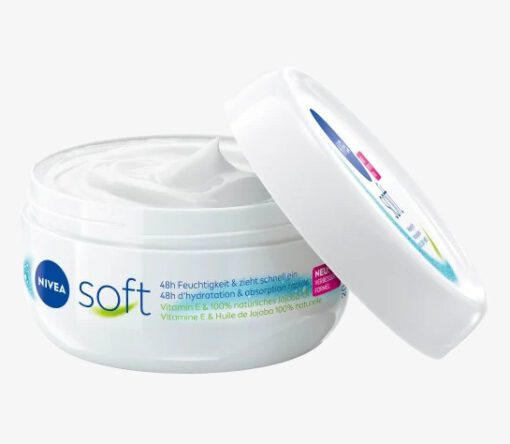Kem dưỡng ẩm NIVEA Soft chống nẻ & dưỡng da, 200 ml