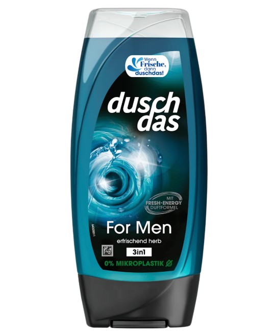 Tắm gội nam duschdas For Men 3in1, 225ml