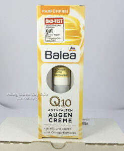 Kem dưỡng da vùng mắt Balea Anti Falten Augencreme Q10 - chống lão hoá, giảm nếp nhăn mắt, 15ml