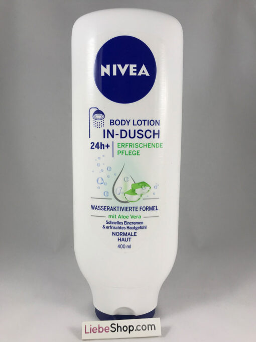 Kem xả dưỡng thể Nivea In-dusch Body Lotion cho da thường, 400 ml