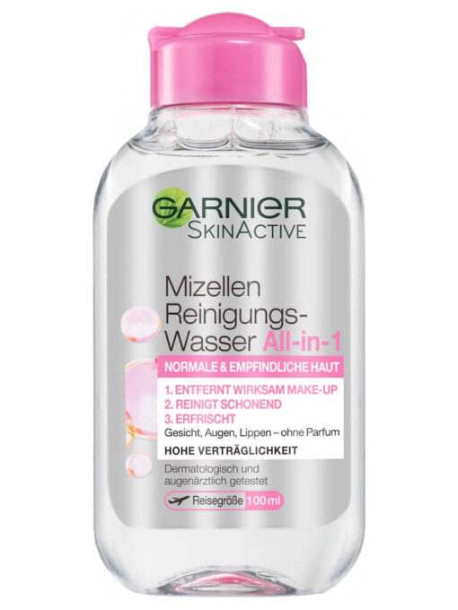 Nước tẩy trang Garnier Mizellen da thường và da nhạy cảm, 100 ml