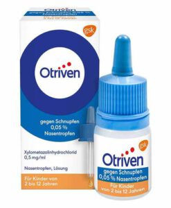 Thuốc nhỏ mũi Otriven 0,05% Nasentropfen cho trẻ em từ 2-6 tuổi, 10ml