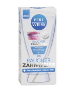 Kem đánh răng làm trắng Perlweiss Raucher Zahnweiss, 50ml Hàng xách tay Đức
