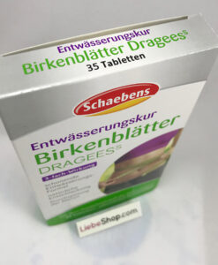 Thuốc giảm cân Schaebens Birkenblätter Dragees, 35 viên / hộp