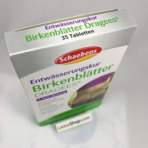 Thuốc giảm cân Schaebens Birkenblätter Dragees, 35 viên / hộp
