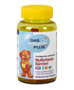 Kẹo vitamin trẻ em DAS gesunde PLUS Multivitamin-Bärchen, 60 viên