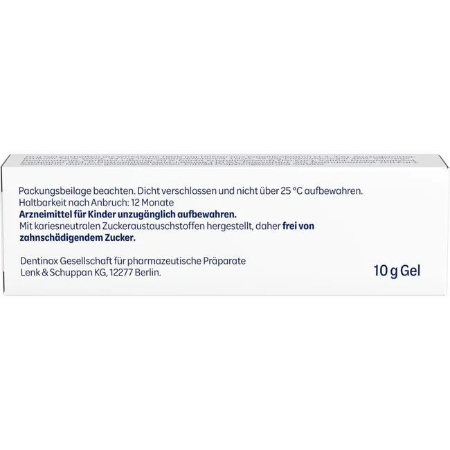Gel bôi giảm đau mọc răng Dentinox-Gel N cho trẻ em, 10g Gel bôi giảm đau mọc răng Dentinox-Gel N cho trẻ em, 10g