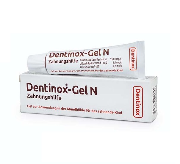 Gel bôi giảm đau mọc răng Dentinox-Gel N cho trẻ em, 10g