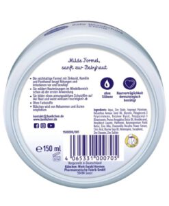 Kem chống hăm Bubchen Baby Wundschutz Creme, 150 ml