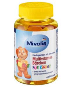 Kẹo vitamin trẻ em Mivolis Multivitamin-Bärchen, 60 viên