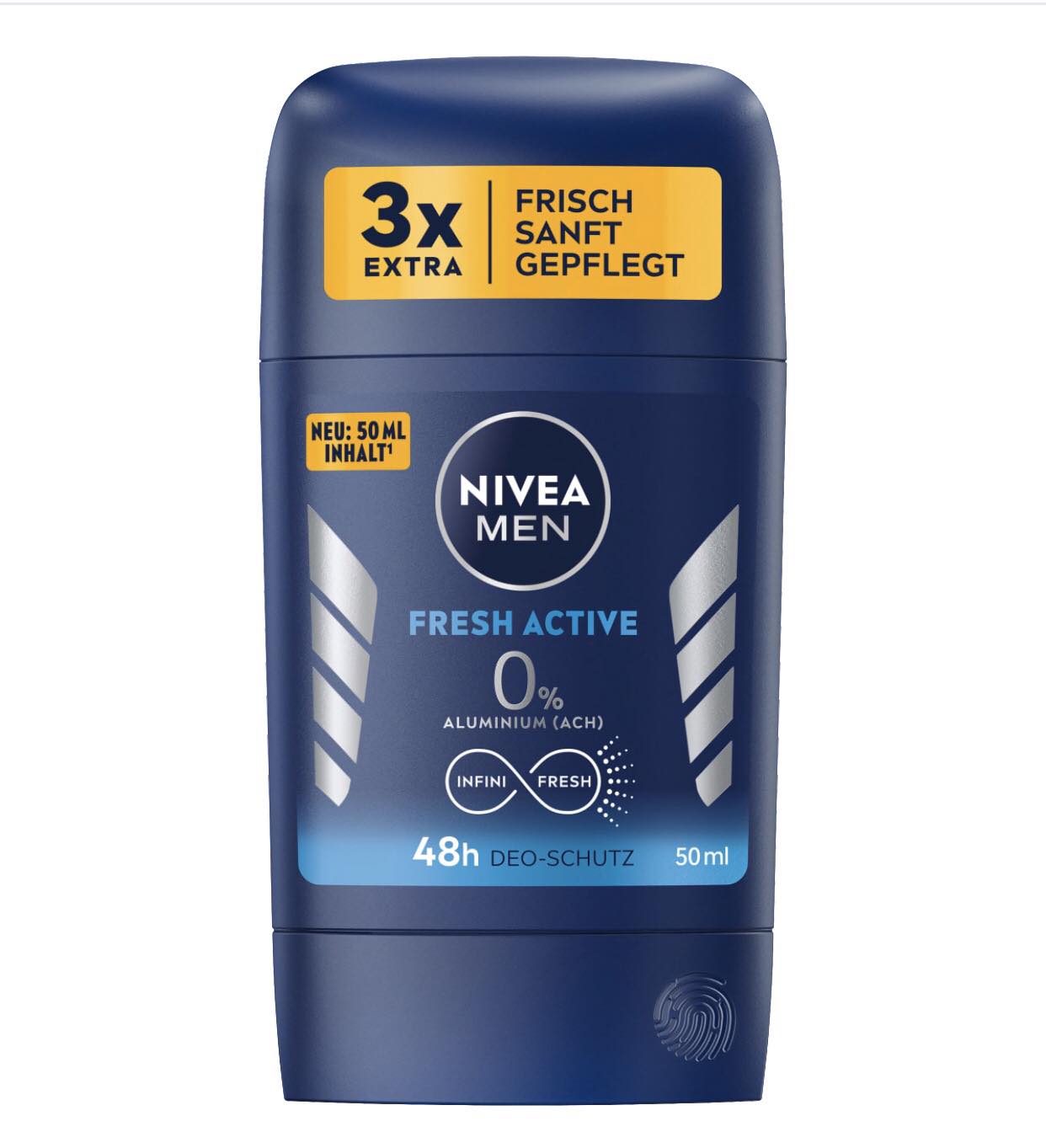 Sáp khử mùi nam NIVEA MEN Fresh Active, 50 ml