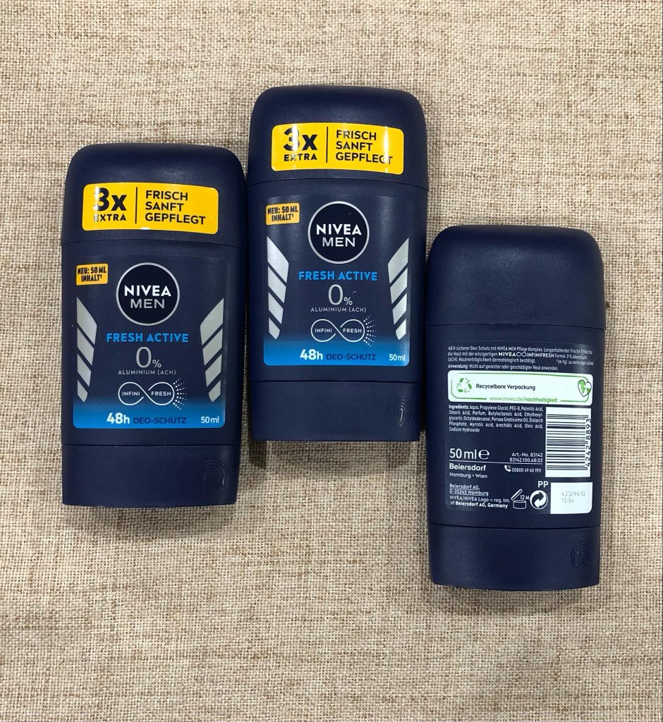 Sáp khử mùi nam NIVEA MEN Fresh Active, 50 ml Sáp khử mùi nam NIVEA MEN Fresh Active, 50 ml