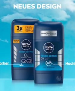 Sáp khử mùi nam NIVEA MEN Fresh Active, 50 ml