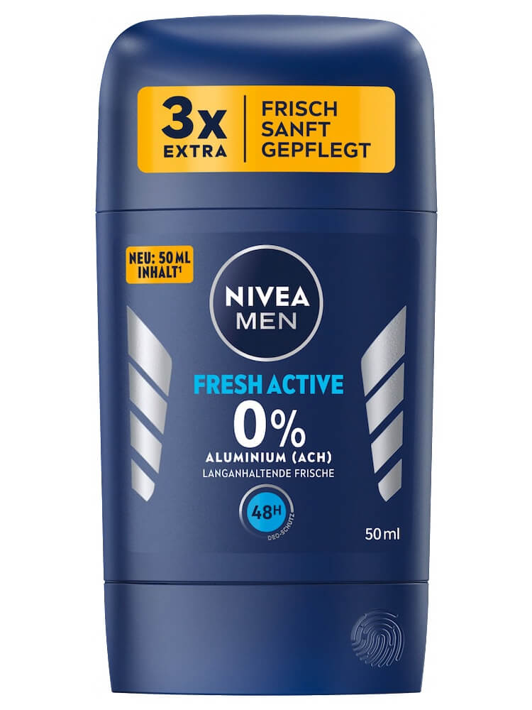 Sáp khử mùi nam NIVEA MEN Fresh Active, 50 ml