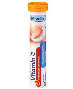 Viên sủi bổ sung vitamin C Mivolis Vitamin C, 20 viên