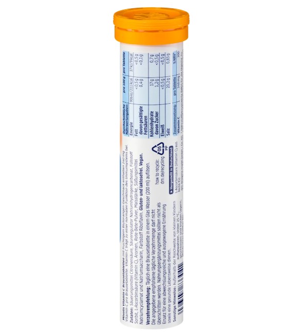 Viên sủi bổ sung vitamin C Mivolis Vitamin C, 20 viên Viên sủi bổ sung vitamin C Mivolis Vitamin C, 20 viên