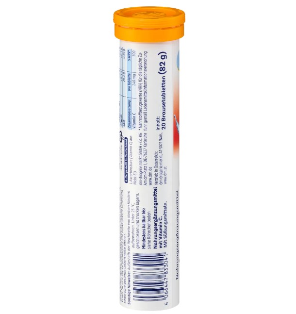 Viên sủi bổ sung vitamin C Mivolis Vitamin C, 20 viên Viên sủi bổ sung vitamin C Mivolis Vitamin C, 20 viên