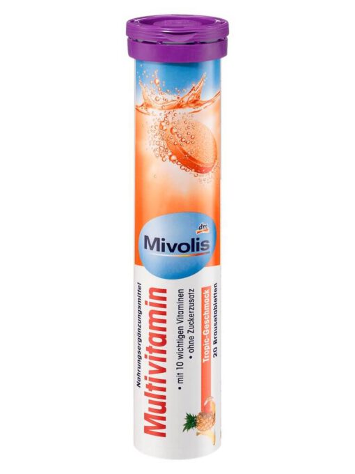 Viên sủi bổ sung vitamin tổng hợp Mivolis MultiVitamin, 20 viên