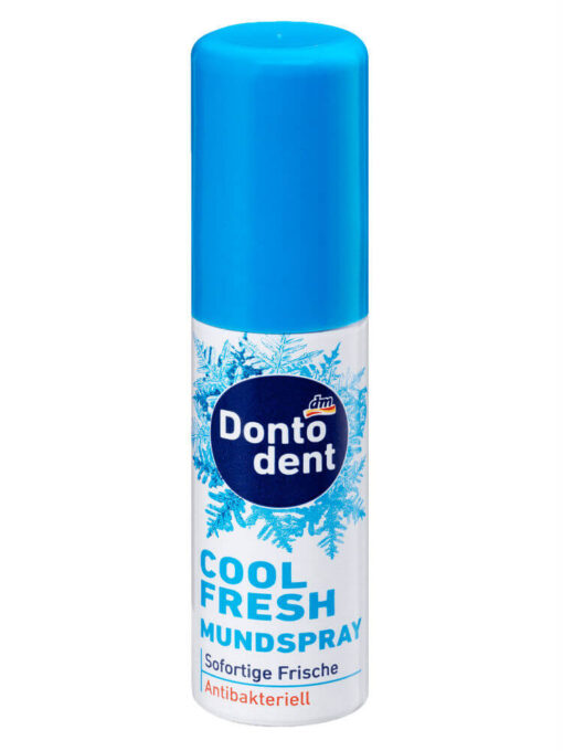 Xịt thơm miệng DONTODENT Cool Fresh Mundspray - khử mùi, khử khuẩn, 15ml