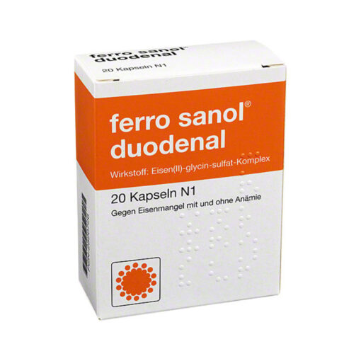 Viên sắt FERRO SANOL duodenal cho trẻ em và người lớn, 20 viên