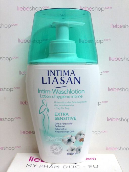 Dung dịch vệ sinh phụ nữ INTIMA-LIASAN-Intim-Waschlotion-Extra-Sensitive-200-ml