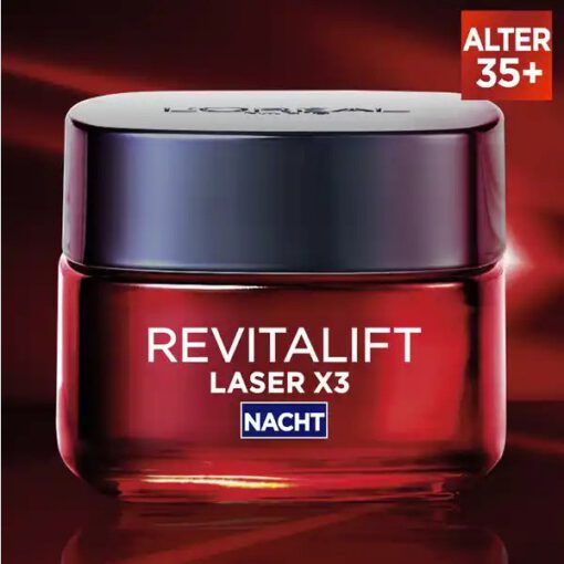 Kem dưỡng da ban đêm Loreal Revitalift Laser X3 Nacht, 50ml