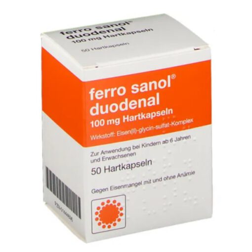 Viên sắt FERRO SANOL duodenal cho người lớn và trẻ em, 50 viên