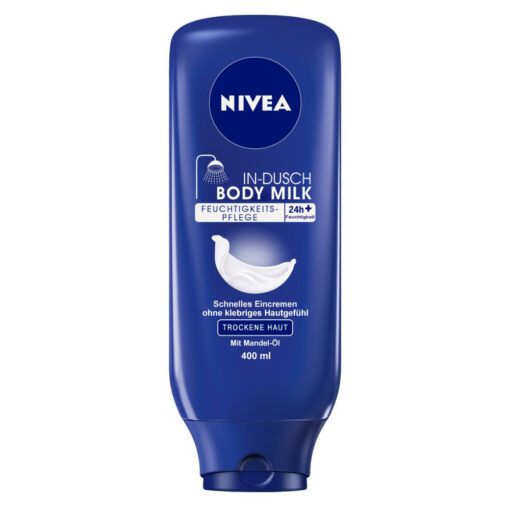 Kem xả dưỡng thể Nivea In-dusch Body Milk, 400 ml