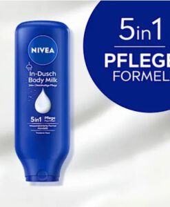 Kem xả dưỡng thể Nivea In-dusch Body Milk cho da khô, 400 ml