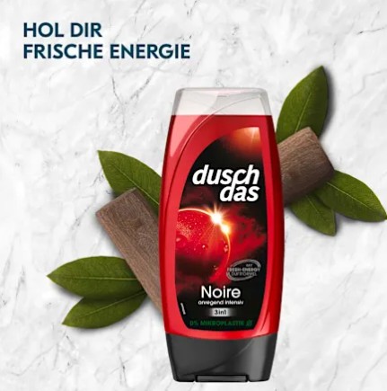 Tắm gội nam duschdas noire 3in1, 225ml Tắm gội nam duschdas noire 3in1, 225ml