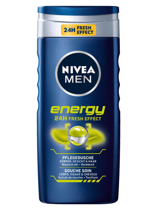 Tắm gội nam NIVEA MEN energy, 250ml