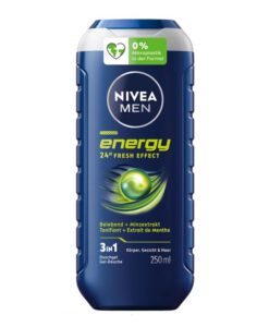 Tắm gội nam NIVEA MEN Energy, 250 ml