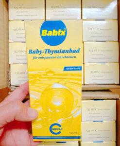 Tinh dầu tắm Babix Baby-Thymianbad chống cảm cúm, tăng sức đề kháng, 125 ml