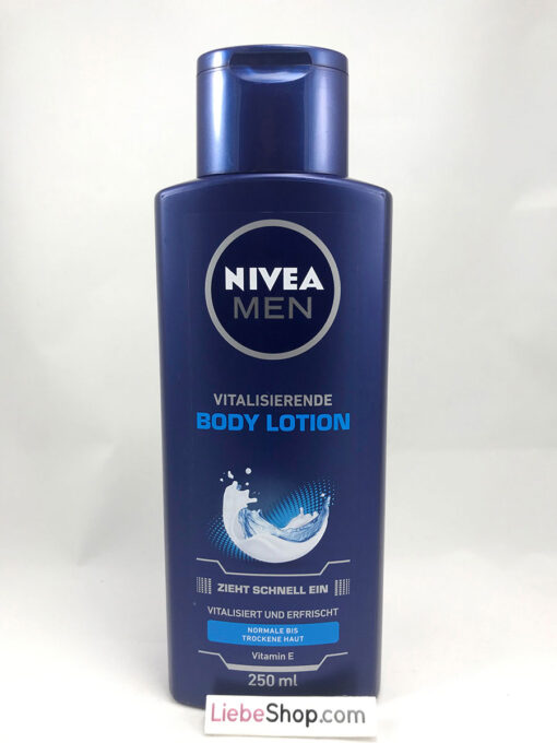 Dưỡng thể nam NIVEA MEN Revitalisierend Body Lotion, 250 ml