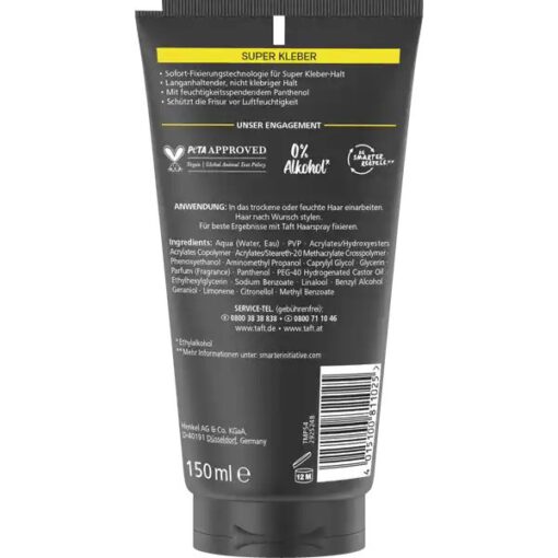 Gel vuốt tóc Taft Super Kleber Schwarzkopf, 150ml