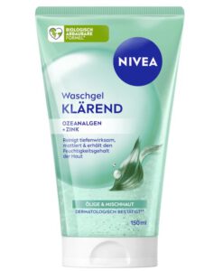 Sữa rửa mặt NIVEA Waschgel Klärend Peeling kèm tẩy da chết, 150 ml