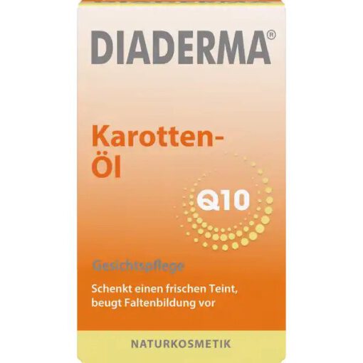 Dầu cà rốt dưỡng da Diaderma Karotten-Öl Q10 giảm nếp nhăn, sáng da, 30 ml