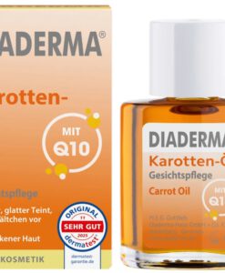 Dầu cà rốt dưỡng da Diaderma Karotten-Öl Q10 giảm nếp nhăn, sáng da, 30 ml