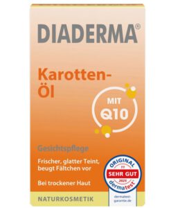 Dầu cà rốt dưỡng da Diaderma Karotten-Öl Q10 giảm nếp nhăn, sáng da, 30 ml