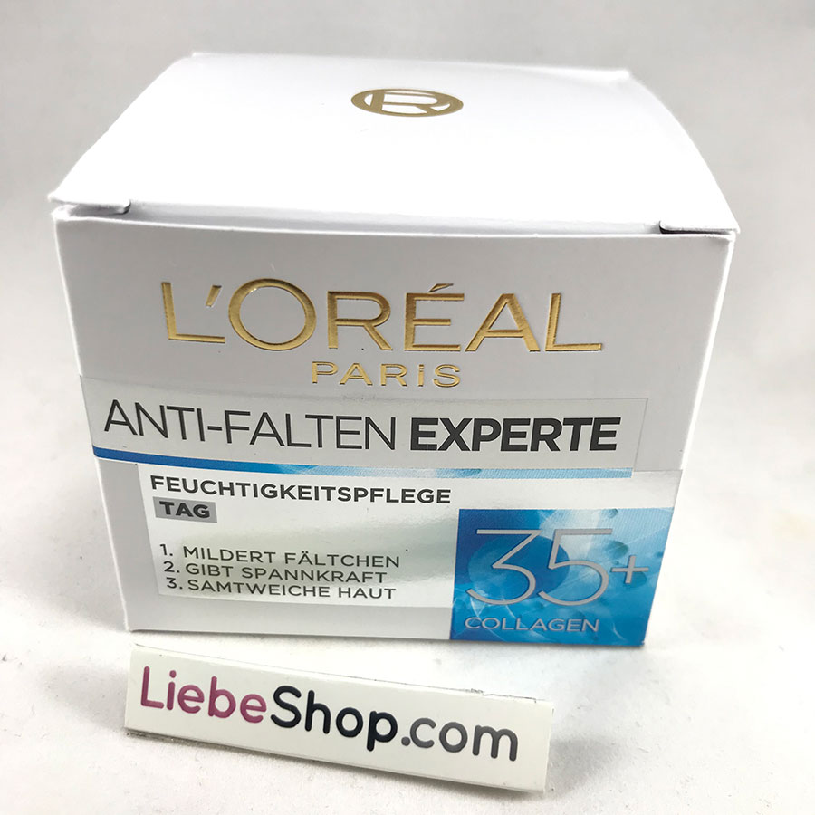 Kem dưỡng da L’Oréal Paris Anti-Falten Experte 35+ bổ sung collagen, 50mlKem dưỡng da L’Oréal Paris Anti-Falten Experte 35+ bổ sung collagen, 50ml