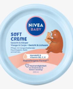 Kem dưỡng da Nivea Baby Soft Creme cho trẻ sơ sinh và trẻ em, 200ml