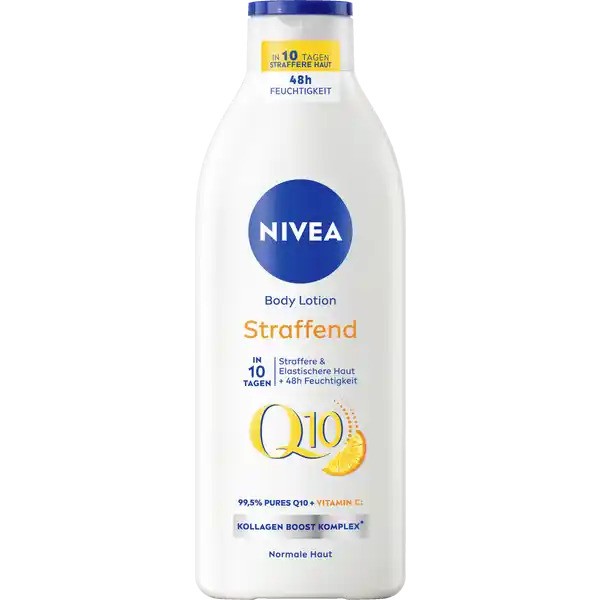 Sữa dưỡng thể NIVEA Q10 Body Lotion + Vitamin C cho da thường, 400ml