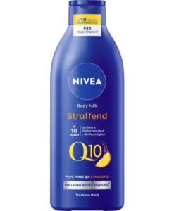 Sữa dưỡng thể NIVEA Q10 Body Milk + Vitamin C cho da khô, 400ml