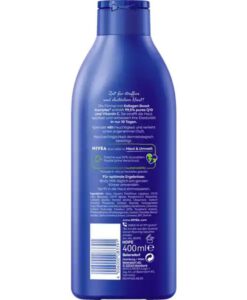 Sữa dưỡng thể NIVEA Q10 Body Milk + Vitamin C cho da khô, 400ml