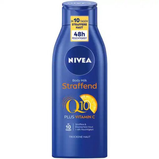 Sữa dưỡng thể NIVEA Q10 Body Milk + Vitamin C cho da khô, 400ml