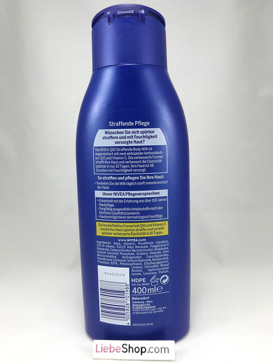 Sữa Dưỡng Thể Nivea Q10 Plus Hautstraffende Body Milk