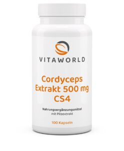 Tinh chất Đông trùng hạ thảo CORDYCEPS Extrakt 500mg Vita World, 100 viên