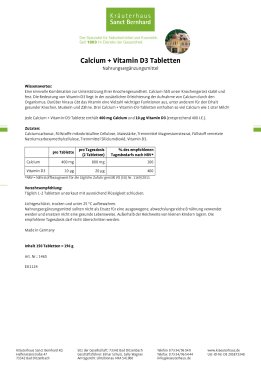 Viên uống Sanct Bernhard Calcium + Vitamin D3, 150 viên Viên uống Sanct Bernhard Calcium + Vitamin D3, 150 viên