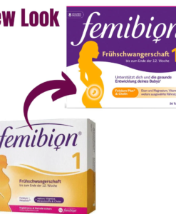 Vitamin bà bầu FEMIBION 1 Frühschwangerschaft - dùng từ khi mang thai đến tuần thứ 12, hộp dùng 8 tuần (56 viên)